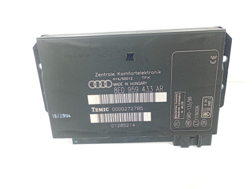 Audi A4 B6 00-06 Unité commande confort OE 8E0959433AR