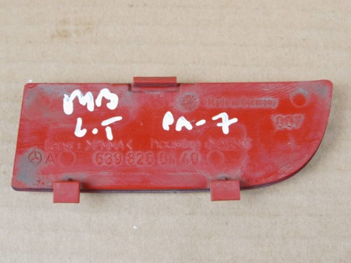 Mercedes-Benz Vito Viano W639 odblask of a bumper left rear part rear A6398260440