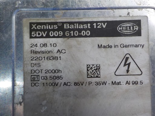 VW SKODA BMW MERCEDES control unit XENON 5DV009610-00