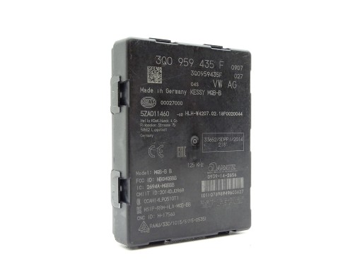 module computer control unit KESSY VW PASSAT B8 3G 3Q0959435F