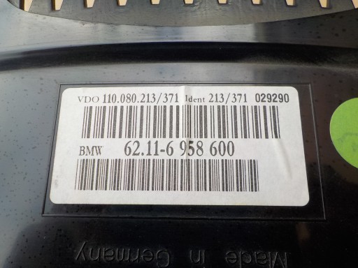 dials dials bmw e60 3,0 d 6958600