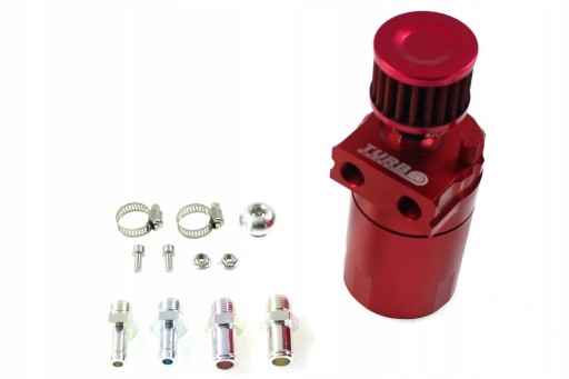MG-OT-031 - OIL CATCH Tank TurboWorks Pro RED 10/15mm TUNING