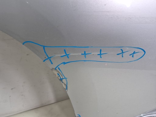 LEXUS RX III 08- door right rear part rear. CHROM