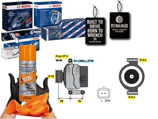 BOS0 986 - Bosch #petrolhead pro+ kit4 генератор