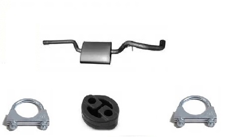 17168I - FORD KUGA II 1.5 1.6 EcoBoost 4x4 середній глушник