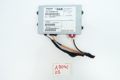 Радио тюнер VOLVO V40 XC40 V60 S60 31409953AC