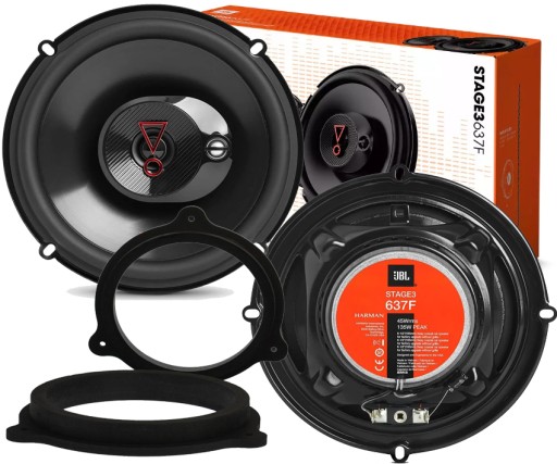 JBL STAGE3 637 ТРЁХПОЛОСНЫЕ КОЛОНКИ RENAULT MASTER TRAFIC ПЕРЕДНИЕ ДВЕРИ