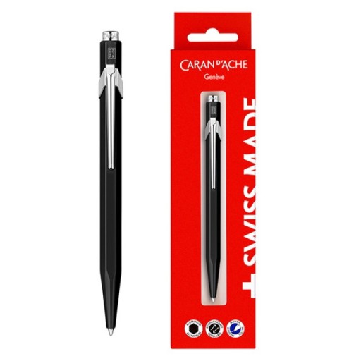 Guľôčkové pero automatické od CARAN D'ACHE 849 M čierne