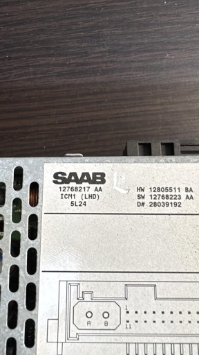 Radio ICM1 SAAB 93 9-3 12768217 EUROPA icm 1 02-06