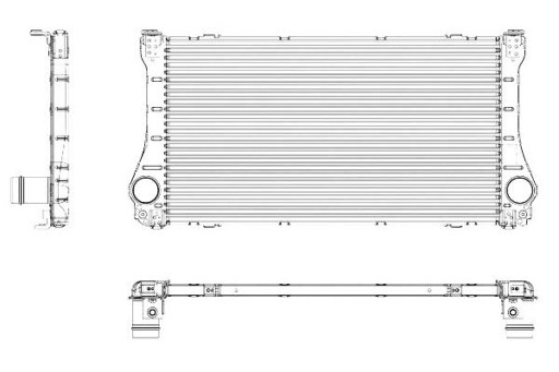 30786/NRF - ОХЛАДИТЕЛЬ ВПУСКНОГО ВОЗДУХА NRF TOYOTA AURIS, C