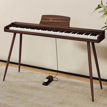 Pianino cyfrowe 88 klawiszy z nogami VIRELAI brązowe Mielczewski