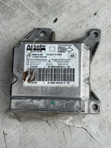 9666412180 Module Airbag Sensor Citroen C3 Picasso