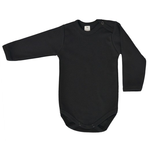 Створіть бавовняне боді з довгим рукавом, розмір 86, застібається на кнопку