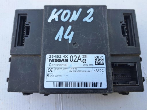 NISSAN computer ECU module BSI 284B24X 5WK49367