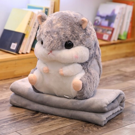 Ковдра 196POL 30 х 40см відтінки коричнево-бежевий (Хомік)