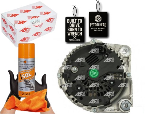 ASPA3098#ECS-PCP+K - Генератор bmw e60 520-535d 03- 170a as-pl #petrolhead pro+ kit4