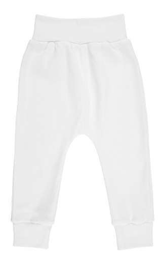 Spodnie dziecięce bawełniane białe rozmiar 98/104