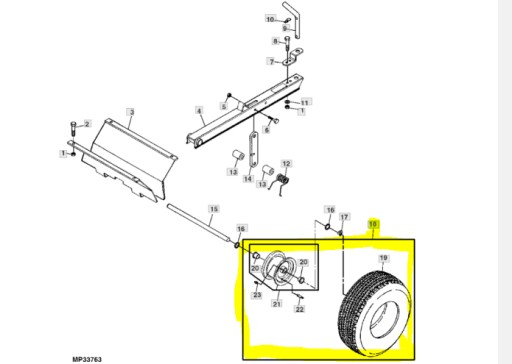 Колесо John Deere AM118889
