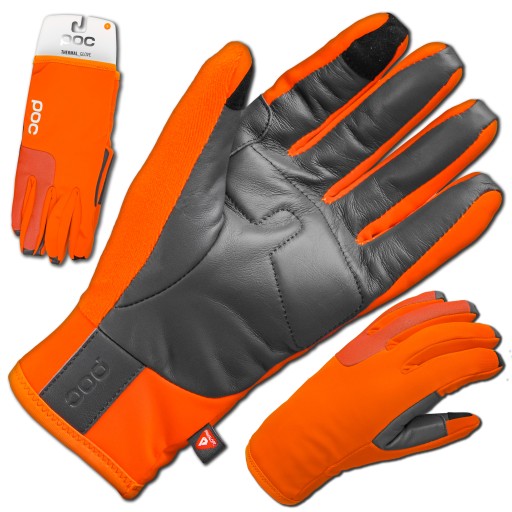 Велорукавички POC S помаранчеві