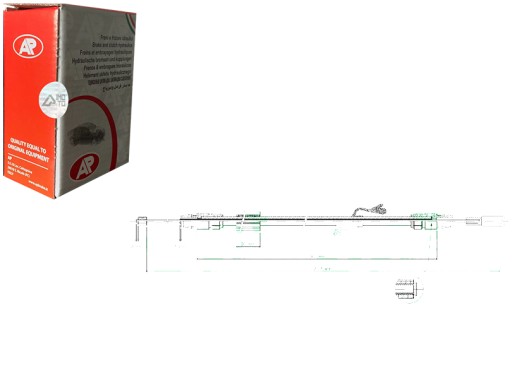 C0423B - ТРОС ТРОСА РУЧНОГО ГАЛЬМА AP + ХАЛЯВА