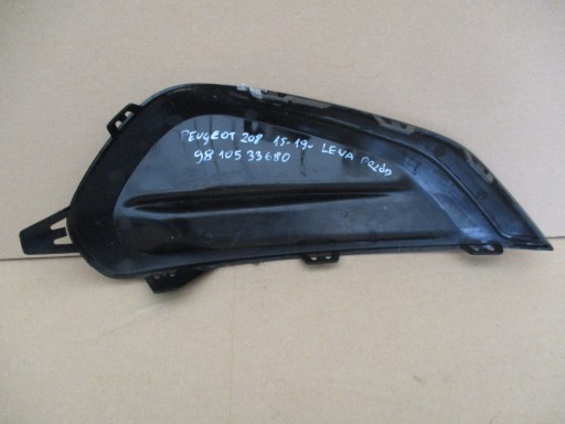 spoiler of a bumper left front front Peugeot 208 lift 15-19r 9810533680