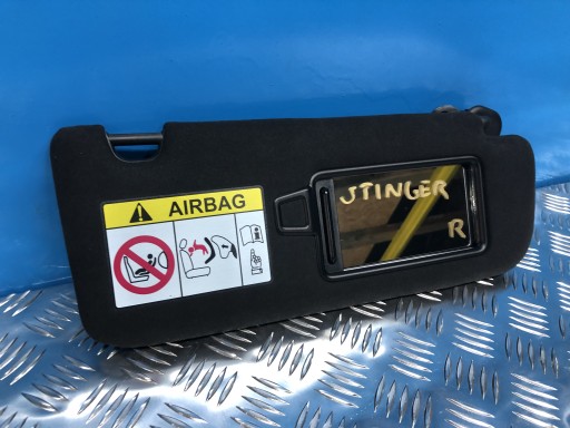 KIA STINGER ПРАВИЙ СОНЯШНИК КРИШКА АЛЬКАНТАРА