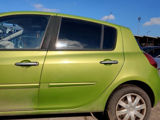Renault Clio III 3 lift HB ajtó bal hátsó hátsó TEDNQ