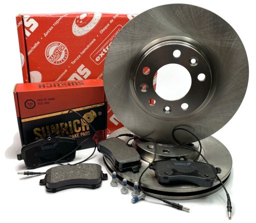 24012601211-PCS-MS - Диски колодки передні PEUGEOT 407