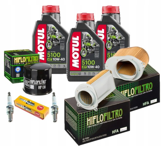 HF138 - Фільтр SUZUKI VS 800 INTRUDER Масло Motul Свічки запалювання