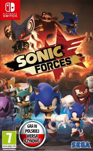 SONIC FORCES KĽÚČ NINTENDO SWITCH PL + BONUS