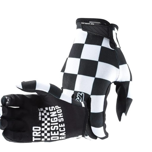 Мотоциклетные перчатки BM в шахматном порядке, размер S.