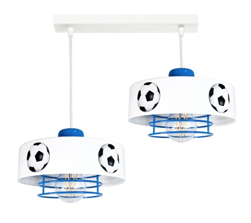 Стельовий світильник JasnoCiemno E27, сині відтінки