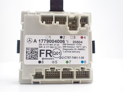 Модуль управления дверью A1779004006 MERCEDES A W177