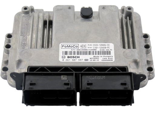 C1B1-12A650-PC 0 - ЕБУ FORD 1.6 STCI CV2A-12B684-CA 0261S07597 4EXC