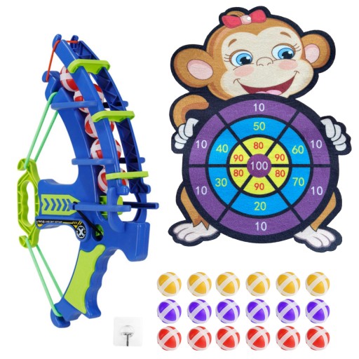 Набір рогатки з дротиками на липучці + дартс