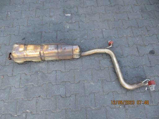 muffler, exhaust SKODA OCTAVIA III GOLF VII 1,4TSI