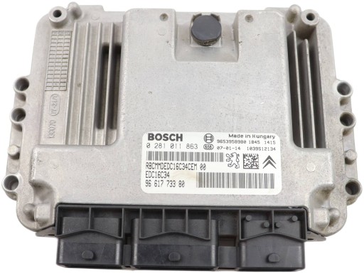 PEUGEOT 307 308 computer control unit of the engine 1.6 HDI 9653958980 9661773380