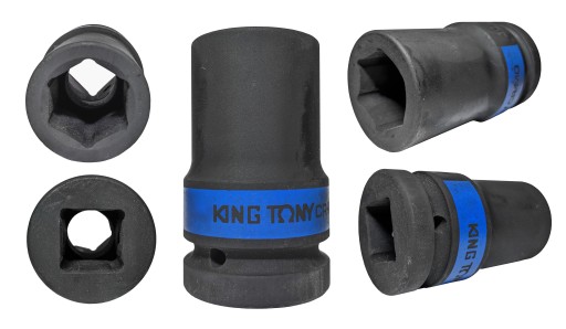 ДЛИННАЯ УДАРНАЯ ГОЛОВКА 1 ДЮЙМ, 46 мм KING TONY