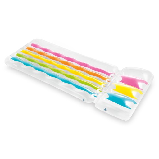 Пляжний надувний матрац Intex Rainbow 203 х 84 см