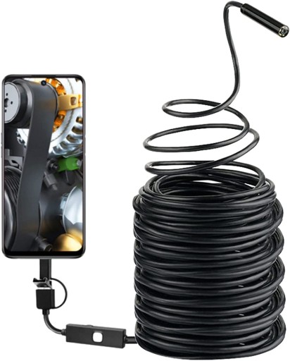 Промышленный эндоскоп USB три в одном 7 мм HD Kli