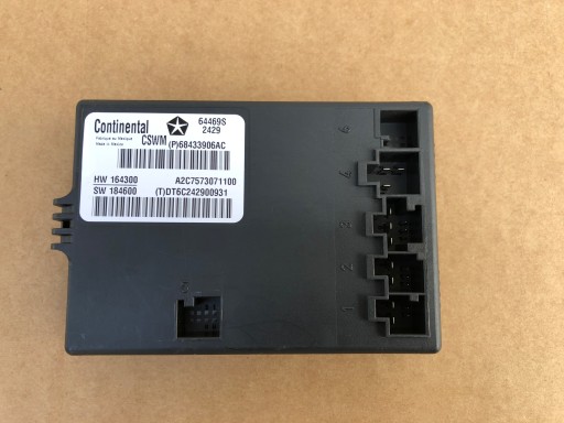 68433906AC - Dodge ram 1500 v 19 2019-2024 модуль контроллера обогрева сидений