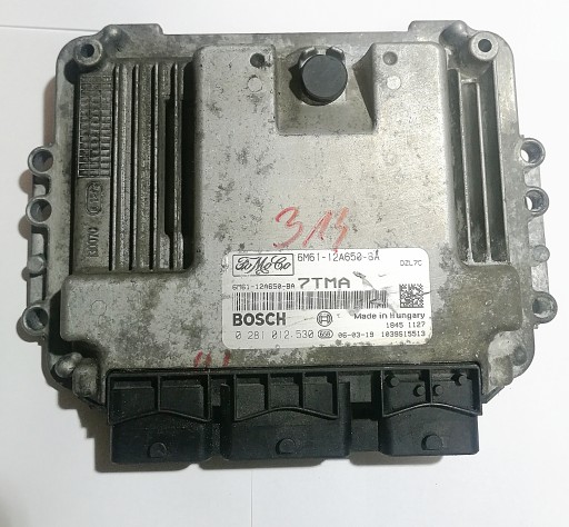 dzl7c - Контролер комп'ютера mazda 6m61-12a650-ba 0281012530