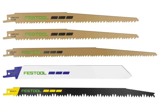 Набір полотен для шабельної пилки Festool RS-Sort/5