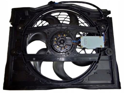 64546905078 - BMW 3 / E46 вентилятор кондиціонера в зборі + МОДУЛЬ