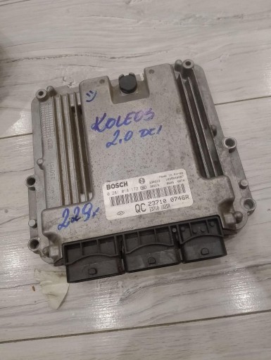 Контроллер компьютера renault koleos 2.0dci 237100746r 0281018172