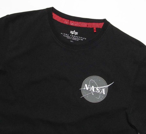 Alpha Industries ___ NASA __ original shirt ___ L 10710083749 Odzież Męska T-shirty TX LZALTX-9