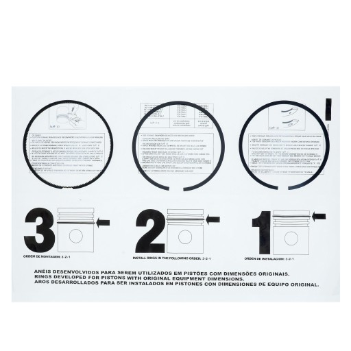 JD38A - КОМПЛЕКТ ДЛЯ РЕМОНТУ ДВИГУНА JOHN DEERE