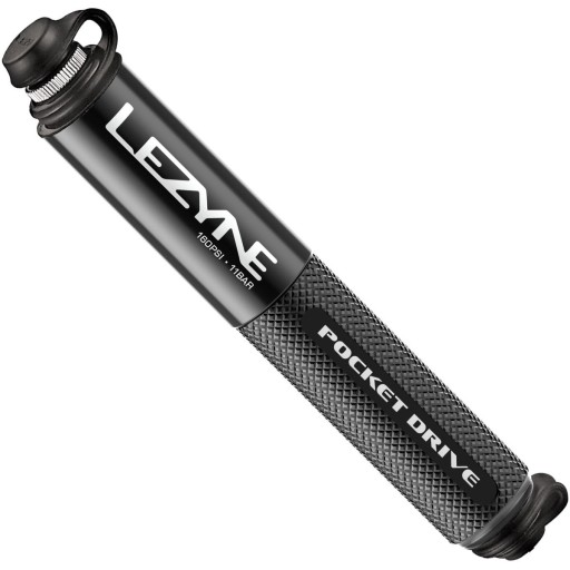 Ручний насос Lezyne POCKET DRIVE ABS FLEX HOSE чорний
