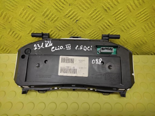 RENAULT CLIO III 1.5 DCI dials dials 8200761861