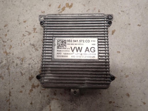 control unit module lights SKODA OCTAVIA IV 992941572CD